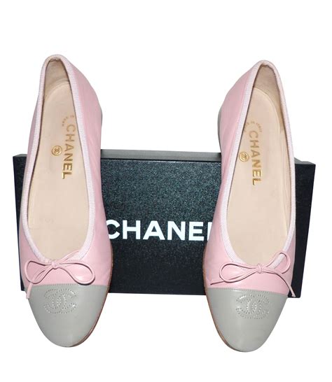 ballerine chanel rose|Chanel ballet flats sale.